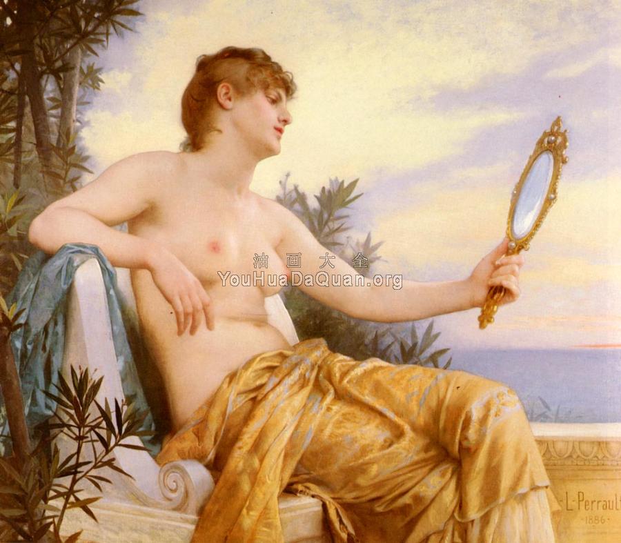 Vanitas, The Mirror - 莱昂·巴兹勒·佩洛特